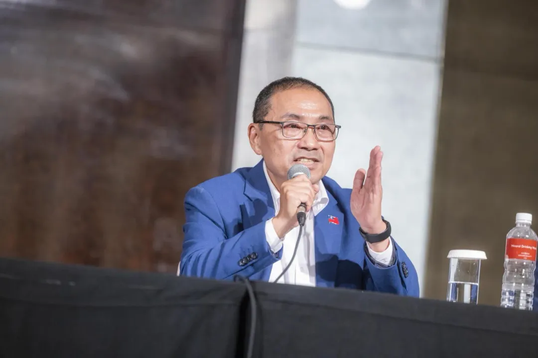 侯友宜政見提陸生就業,國台辦指出兩岸關係要先回「正確軌道」。(圖/侯友宜競辦提供)