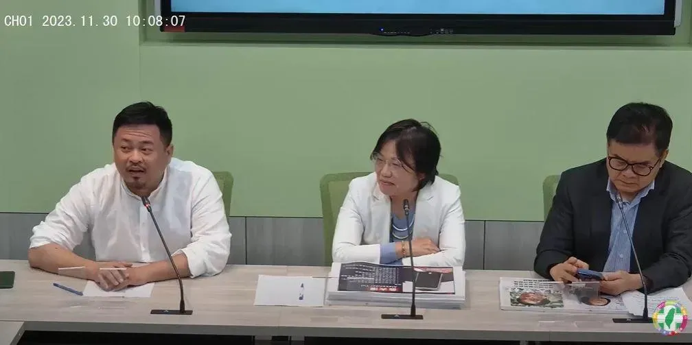 民進黨立院黨團認為，吳欣盈只要公布放籍國籍文件就可釐清疑慮。（圖／翻攝自民進黨立院黨團YT頻道）