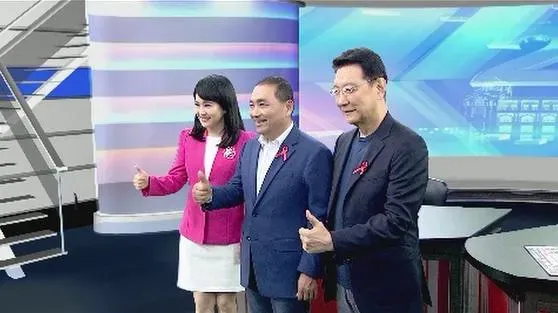 侯康配接受中視新聞專訪（攝自中視新聞）