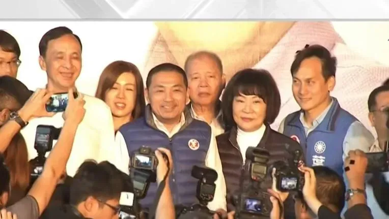侯友宜太太任美玲(攝自中天新聞)
