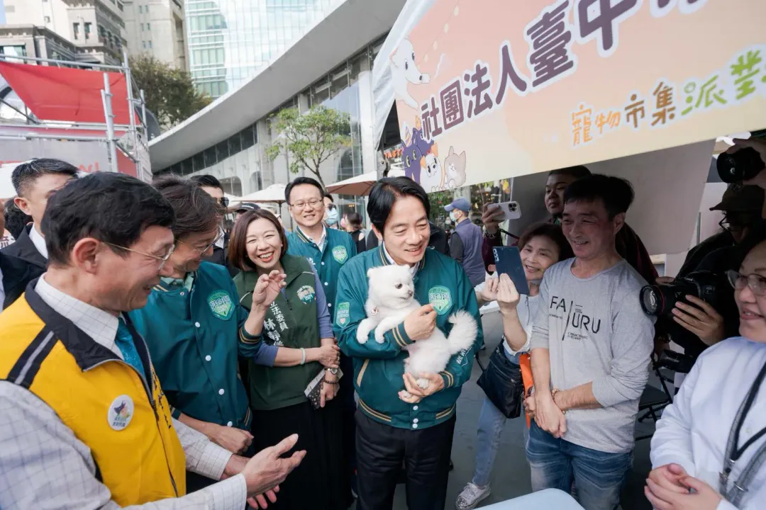 賴清德允諾促進動物權益、建立友善動物社會（圖／賴清德競總提供）