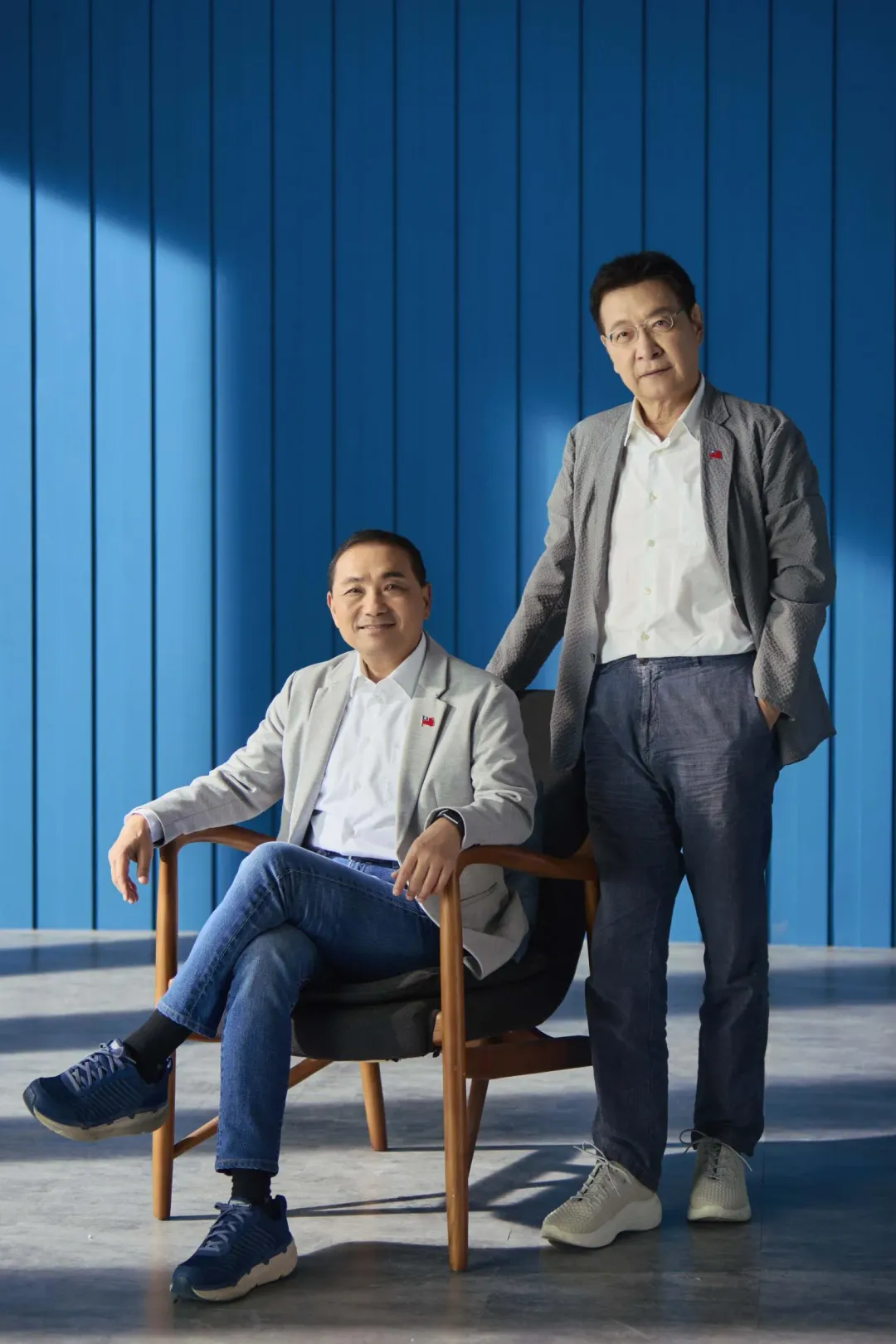 侯友宜與趙少康組成「侯康配」。（圖/侯友宜競辦提供）