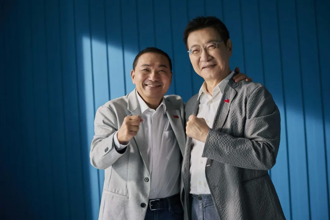 國民黨正副總統候選人侯友宜趙少康「侯康配」。（圖／侯友宜競辦提供）