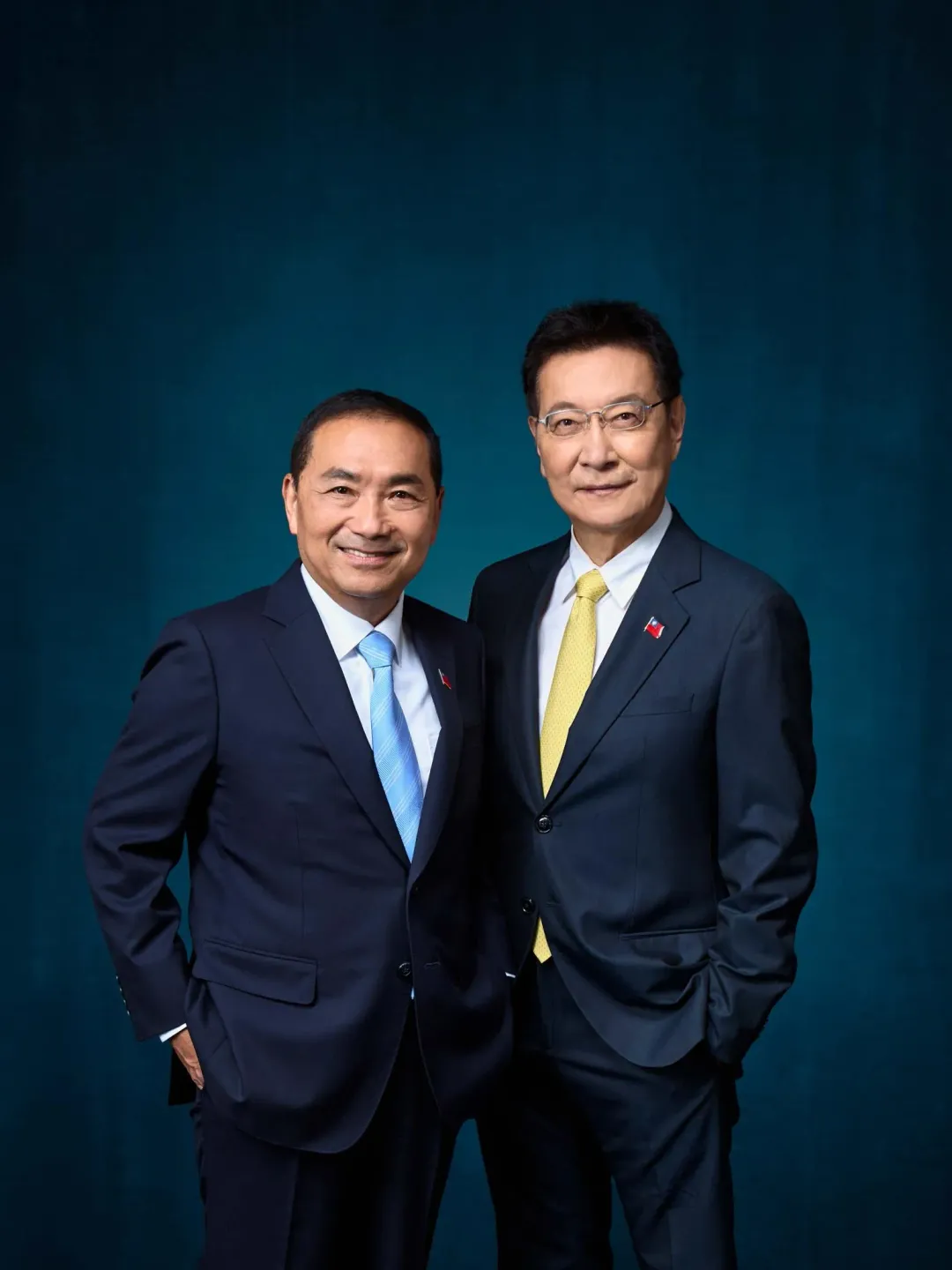 國民黨正副總統參選人侯友宜、趙少康。(圖/侯友宜競辦提供)