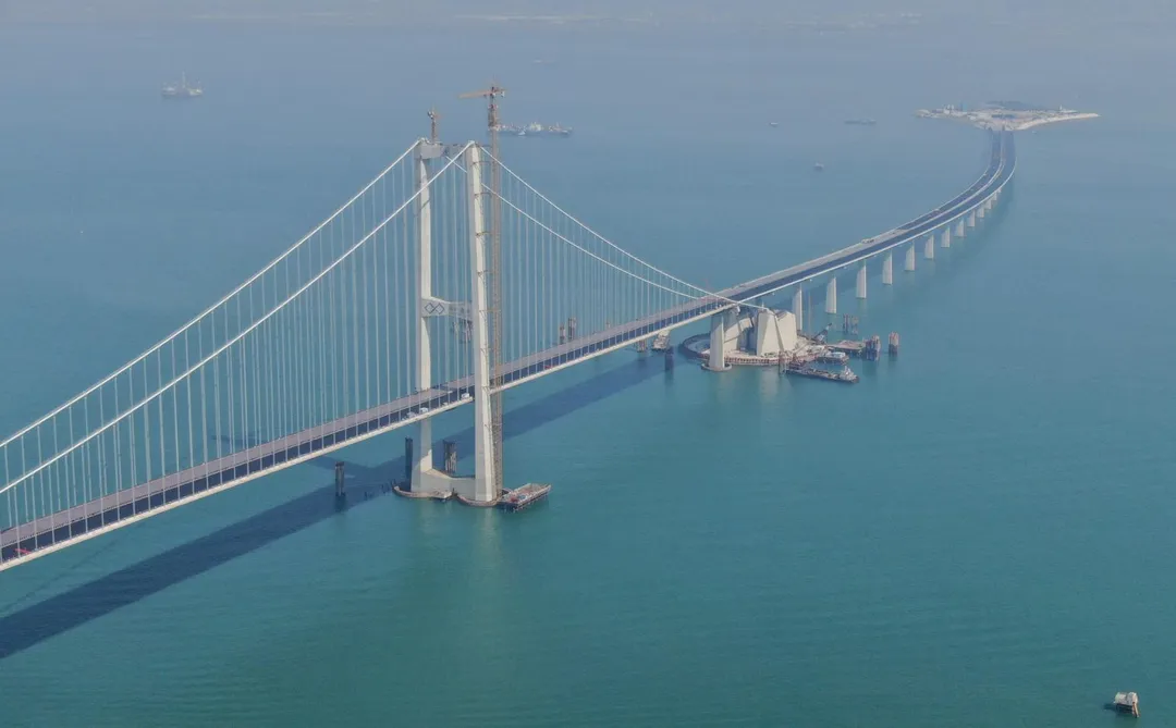 港珠澳大橋。（圖/新華社）