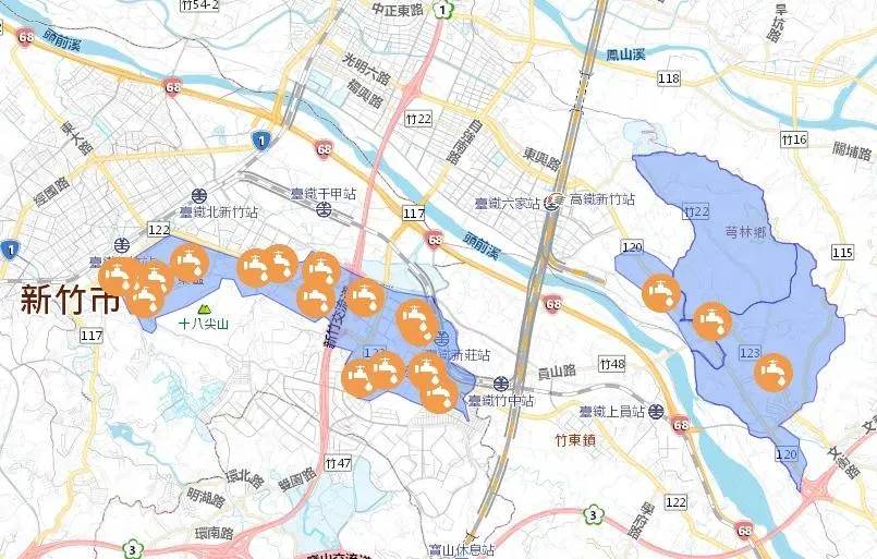 臨時供水站。（圖／台水官網）