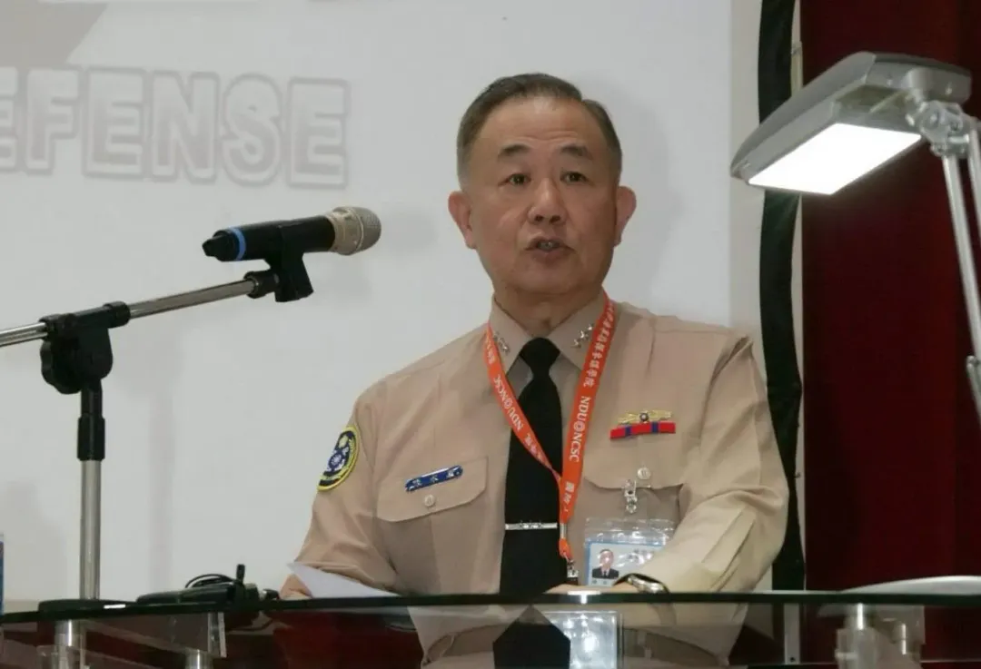 國民黨不分區立委、前海軍司令陳永康上將。(圖/翻攝自國防部發言人臉書)