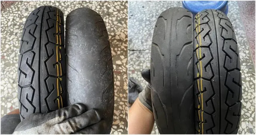 阿嬤抱怨機車不聽使喚。(合成圖/翻攝自Facebook/爆廢公社)