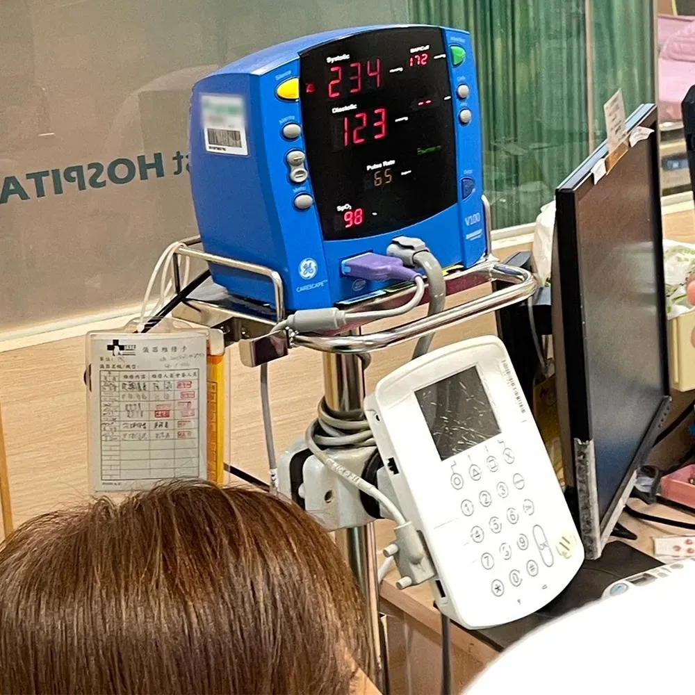 于美人自曝血壓飆高到234。(圖/于美人臉書)