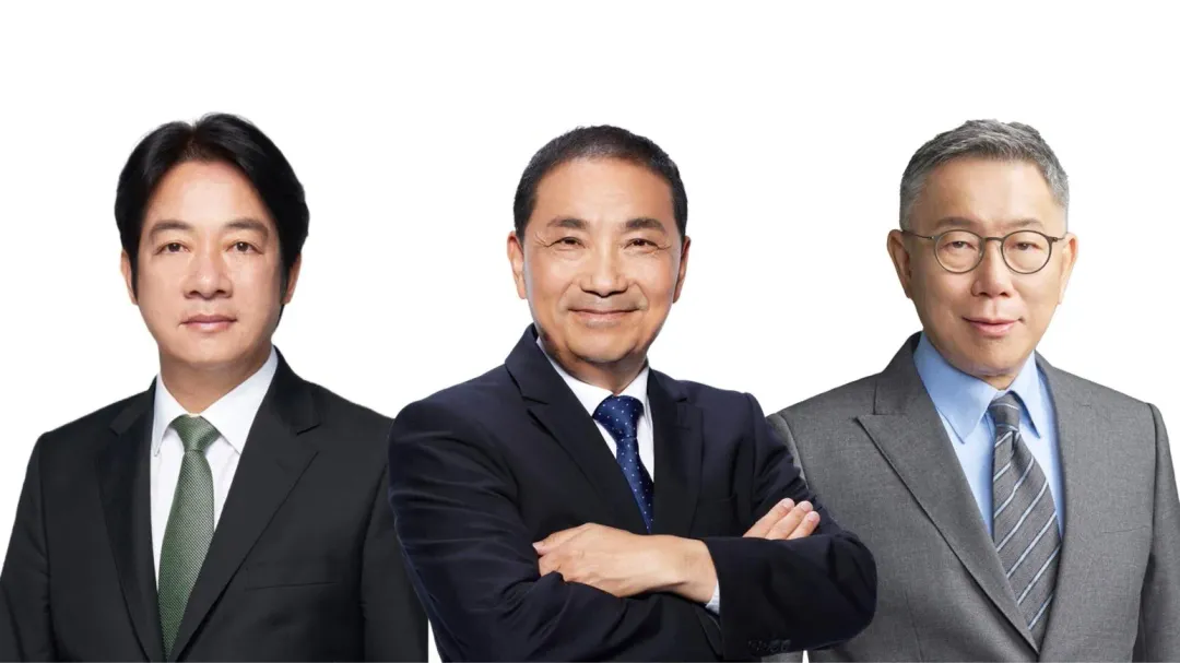 左起賴清德、侯友宜、柯文哲。（圖／中天新聞製圖）