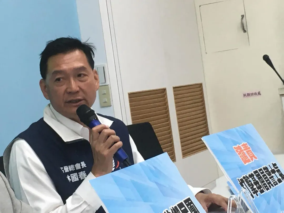 林國春表示賴清德嚴重打擊警察士氣。（圖／黃彥昇攝）