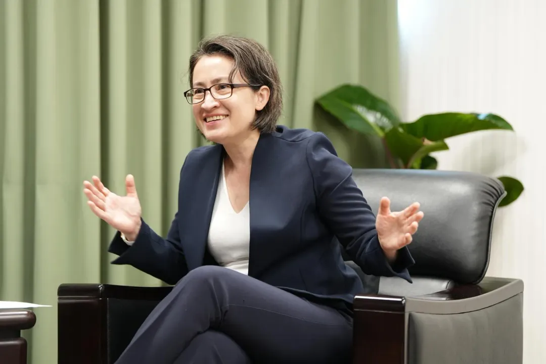 蕭美琴獲副總統提名後首次接受外媒專訪。（賴清德競總提供）