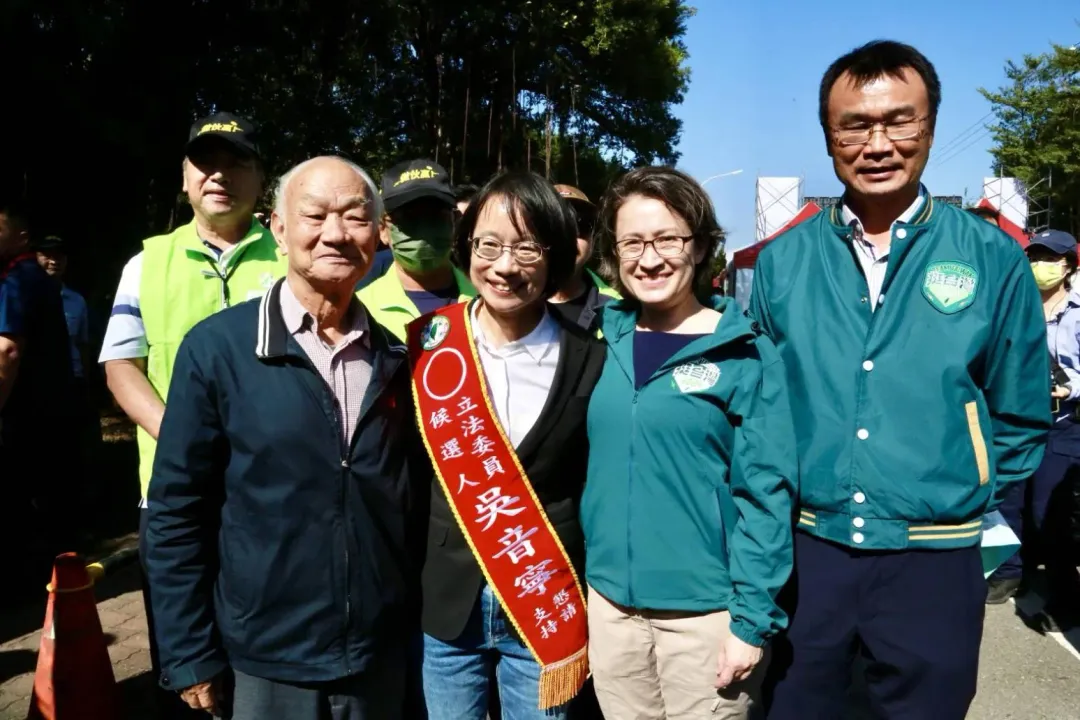 蕭美琴稱自己奶奶是彰化人，所以算是半個彰化人，心中一直都感受得到彰化的溫暖。（賴清德競總提供）
