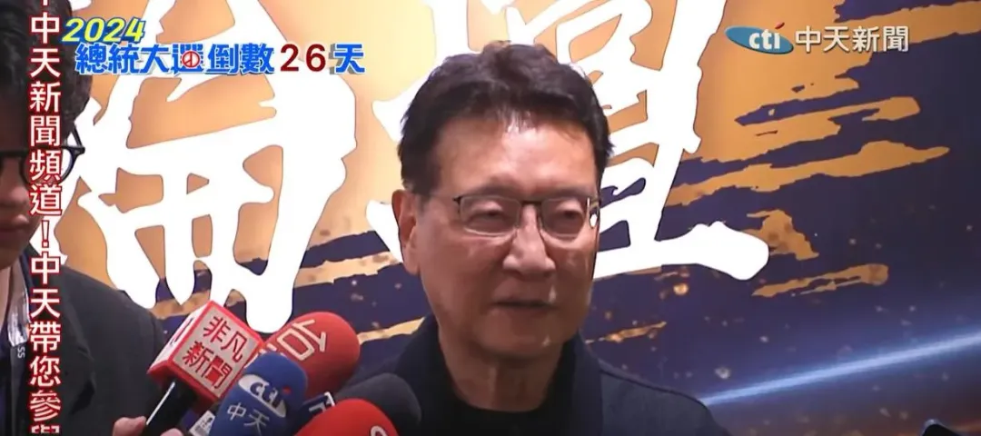 國民黨副總統候選人趙少康針對民進黨總統候選人賴清德萬里老家違建一事做出回應。(圖/中天新聞)