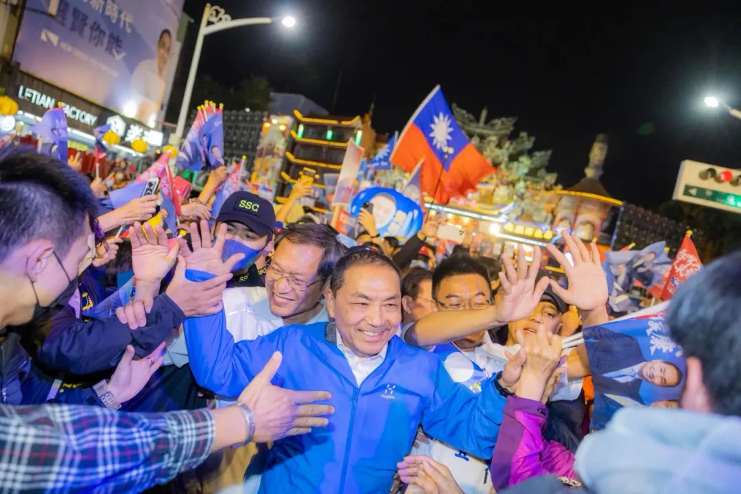 蘇清泉評估藍綠在南高屏地區的差距在30萬票內（攝自侯友宜臉書）