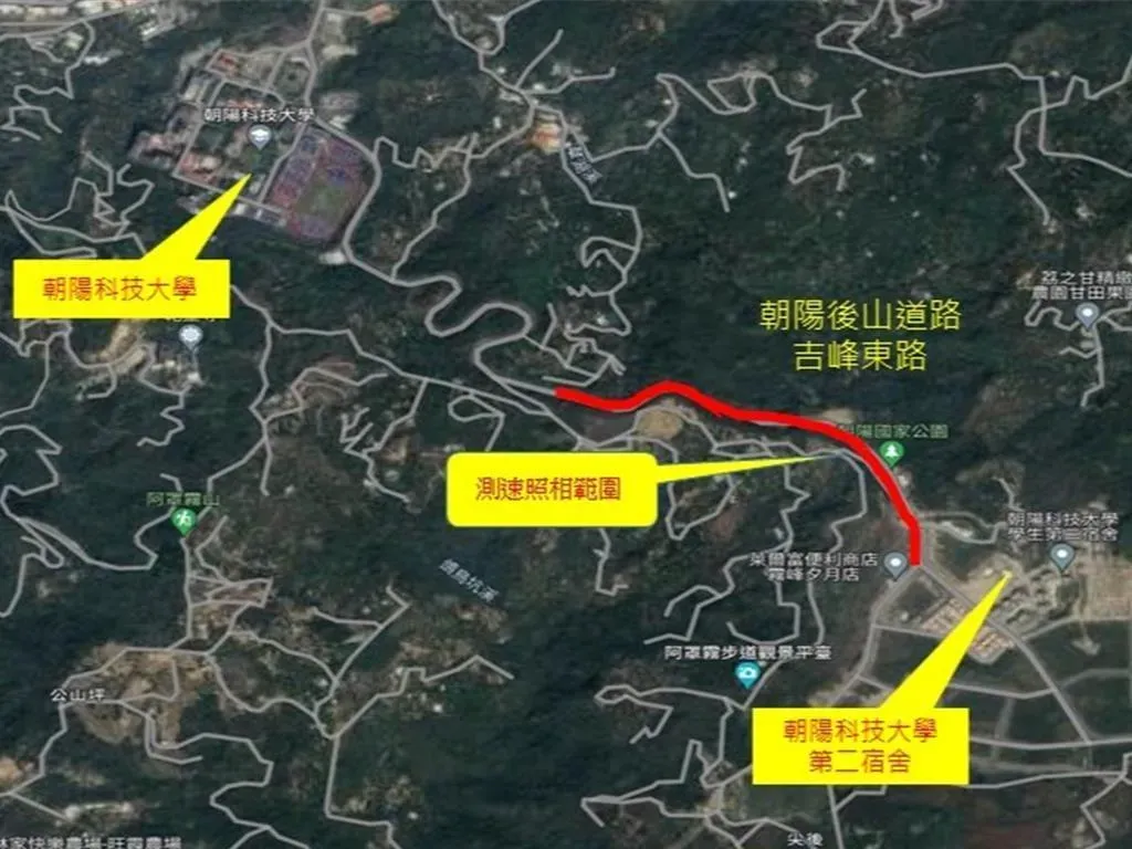 台中市警察局霧峰分局23日表示,將規畫移動式測速照相勤務不定期取締,預計明年1月22日開始執法。(圖/霧峰警分局提供)