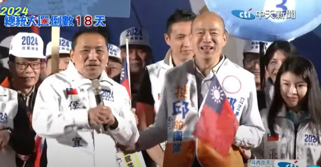 侯友宜透露韓國瑜婉拒的原因是他自認比較適合當不分區立委。（圖／中天新聞）