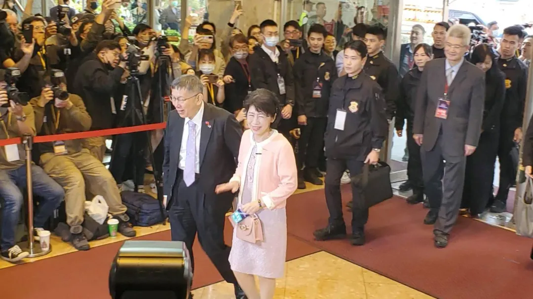 柯文哲和陳佩琪夫妻鶼鰈情深。（資料照／中天新聞）