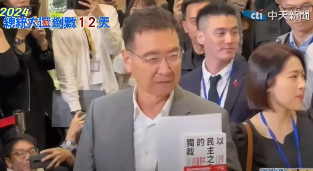 國民黨副總統候選趙少康。（圖/中天新聞）