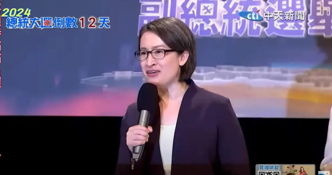 鈕則勳認為蕭美琴在辯論會上表現比政見發表會好但還是有2個問題存在。（圖／中天新聞）