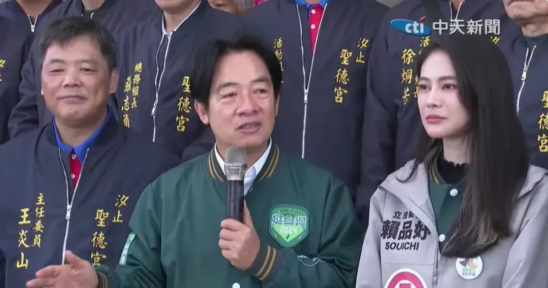 民進黨總統候選人賴清德。（圖/中天新聞）