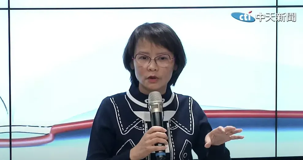 北一女中教師區桂芝明日將響應揚聲響應修改108課綱運動」。(圖/中天新聞)