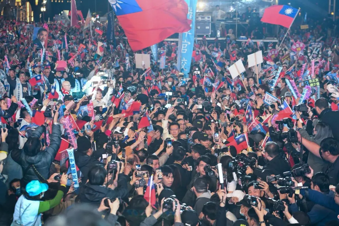 侯友宜選前之夜湧入25萬名支持者(圖/國民黨提供)