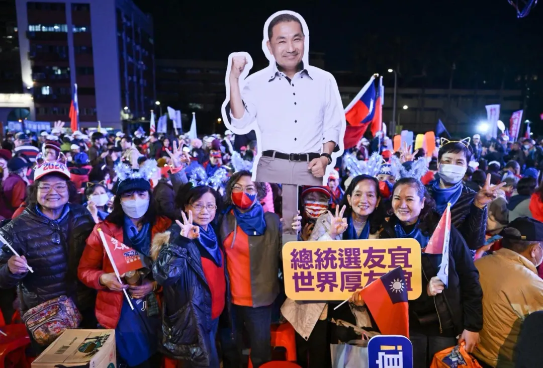 侯友宜選前之夜湧入25萬名支持者(圖/國民黨提供)