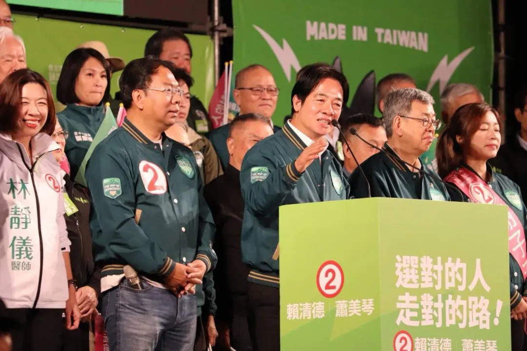 賴清德兩大對手拿到可觀選票,可能削弱他的「權力光環」。(圖/賴清德臉書)