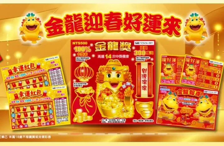 多款龍年限定刮刮樂。（圖／台彩FB）