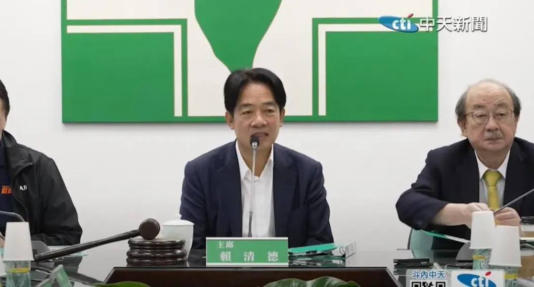 謝龍介向賴清德喊話,希望能對被撤照的中天,做出損害的回復(攝自中天新聞)