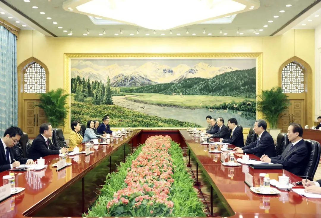 雙方一致反對將福島第一核電站核處理水排放入海（圖／新華社）
