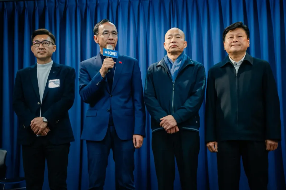 韓國瑜、江啟臣、朱立倫、傅崐萁。（圖/中天新聞）