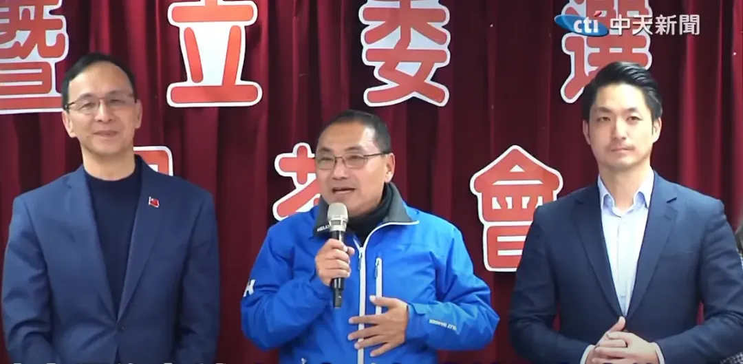 侯友宜稱讚蔣萬安更像總統候選人。(圖/中天新聞)