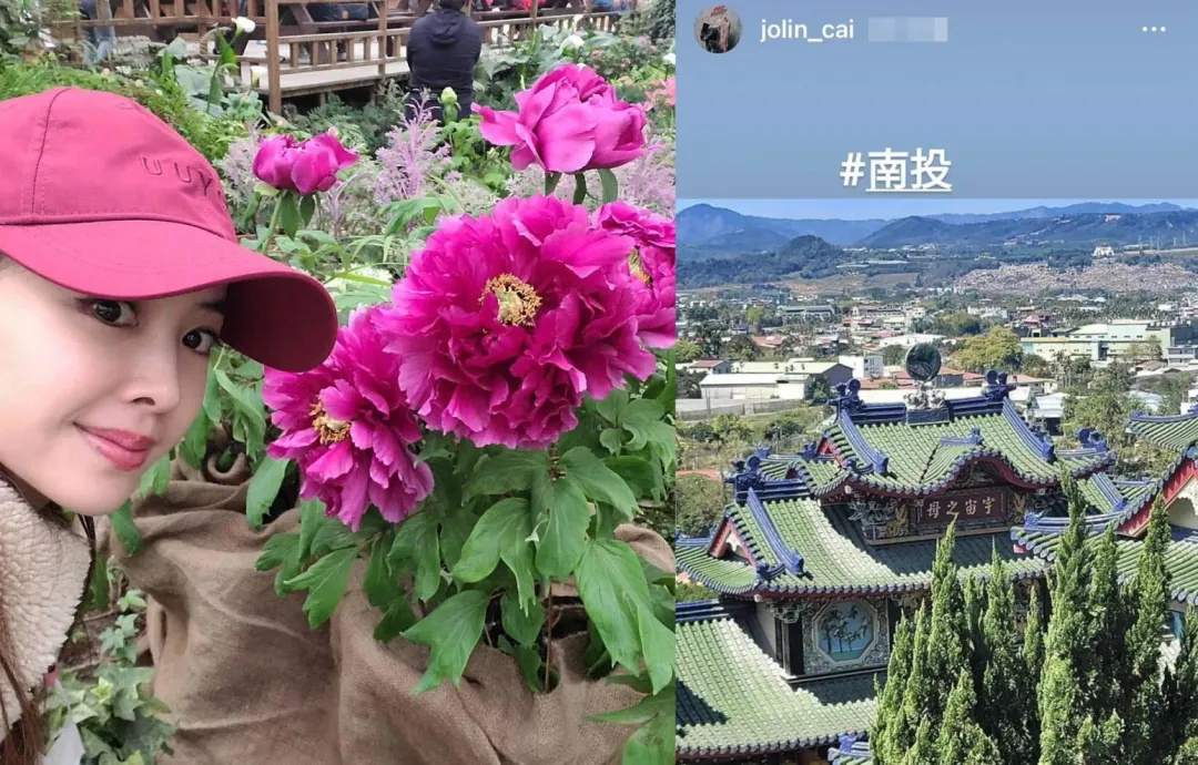 蔡依林到南投地母廟參拜打卡。（圖／翻攝jolin_cai IG）