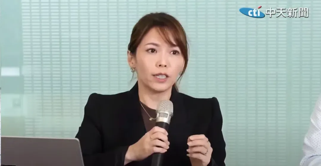 柯文哲辦公室發言人陳智菡。（圖/中天新聞）