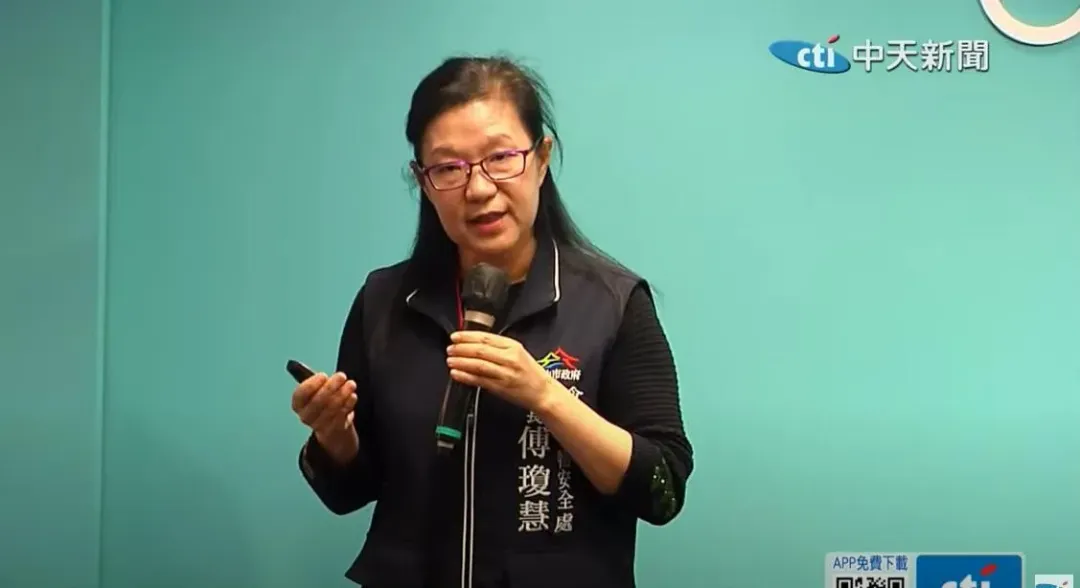 台中市食安處長傅瓊慧表示共驗了6次並檢驗測瘦肉精超標15倍。（圖／中天新聞）