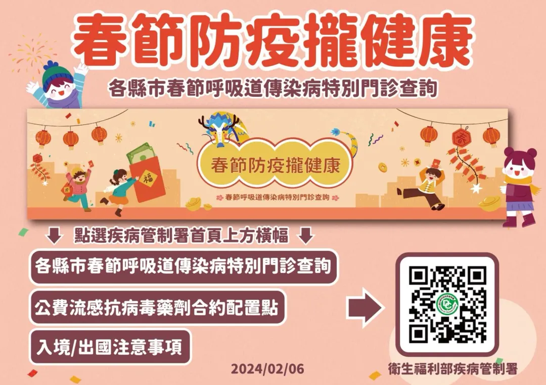 疾管署獎勵急救責任醫院於初一至初三開設呼吸道傳染病特別門診。(圖/疾管署)