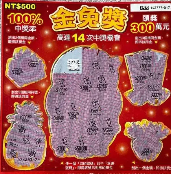 一名女網友表示自己買了13張刮刮樂全都中獎,引起話題。(圖/翻攝Dcard)