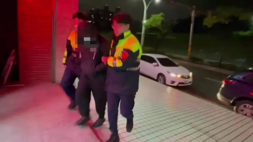 黃男被警方循線逮捕移送法辦。（圖／翻攝畫面）