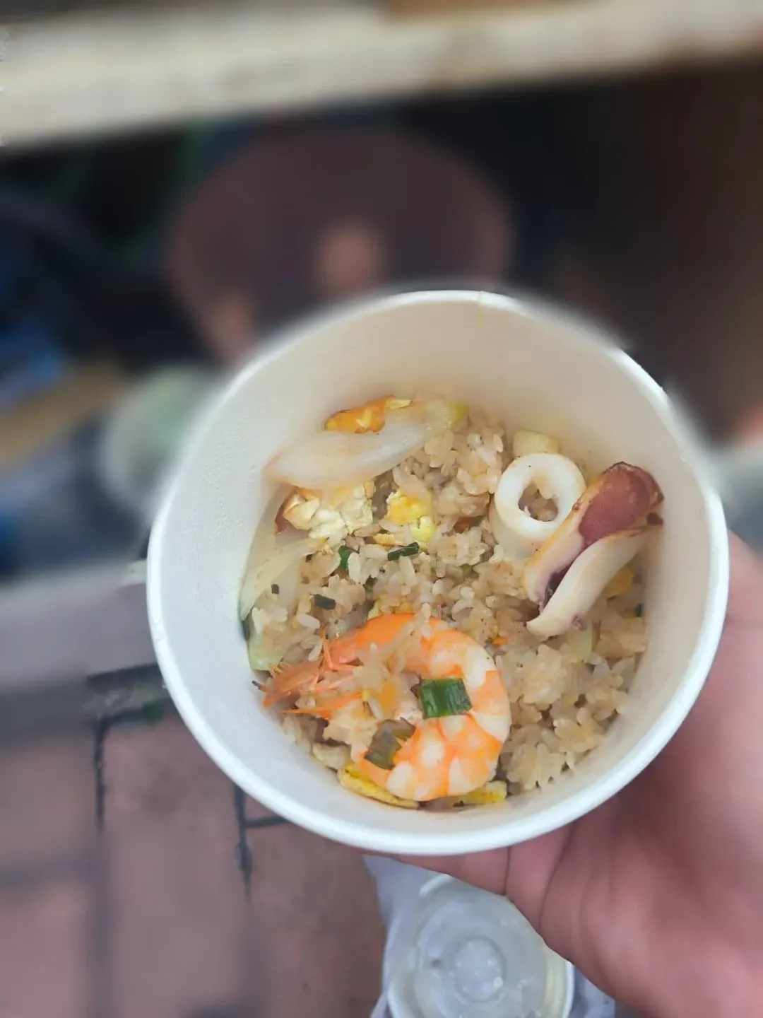 台南海鮮炒飯一碗120元。(圖/爆料公社二社)
