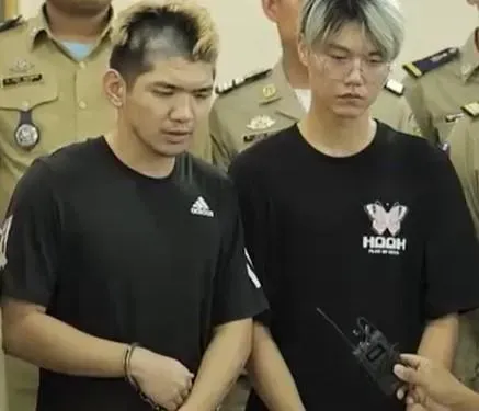 晚安小雞、阿鬧在柬埔寨判刑2年」。(圖/翻攝柬中時報)