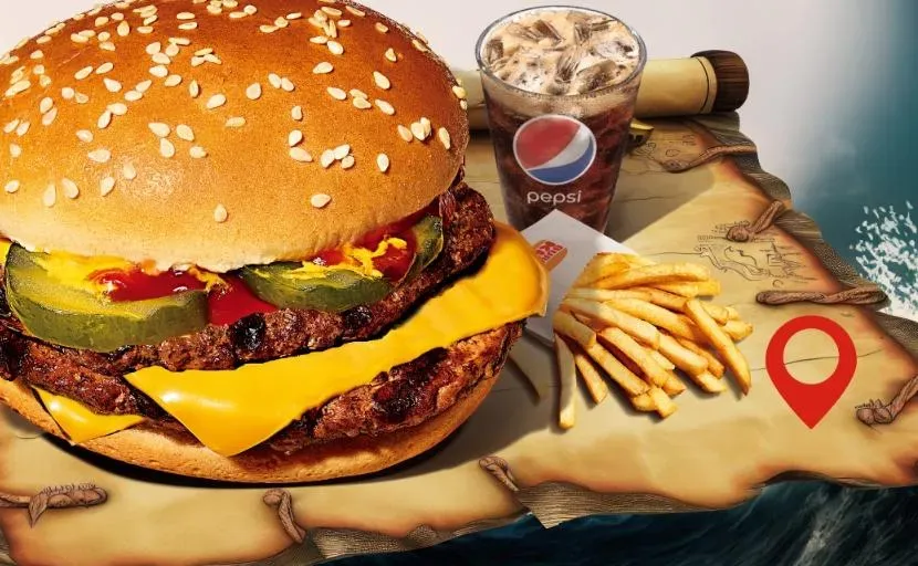 漢堡王主打火烤漢堡。(圖/BurgerKing 漢堡王台灣FB)