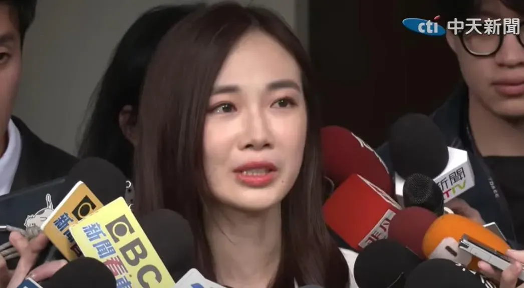 楊寶楨情慈當天接受媒體聯訪時一度講到哽咽落淚。(資料照/中天新聞)
