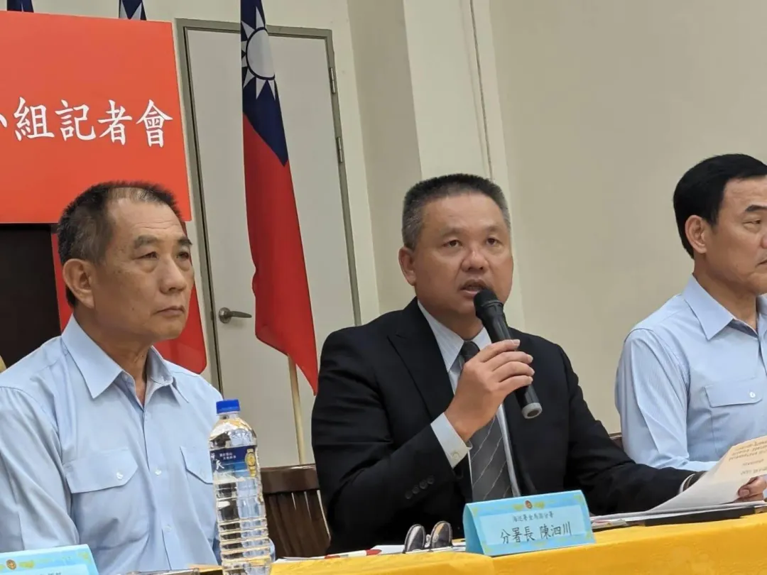海巡署金馬澎分署長陳泗川。（圖／翻攝畫面）