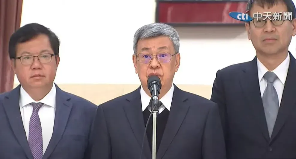 行政院長陳建仁。（圖/中天新聞）