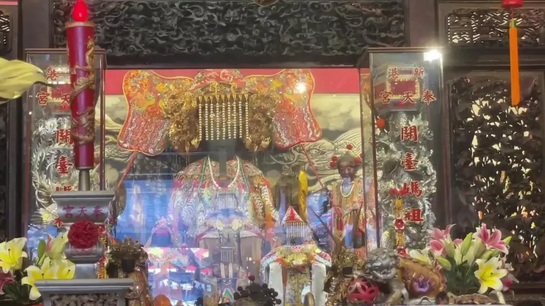 嘉義新港奉天宮供奉媽祖聞名。(圖/中天新聞)