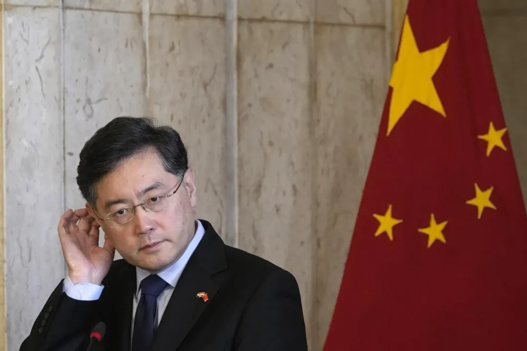 大陸前外長秦剛是否從中央委員會中除名備受關注。(資料照/美聯社)
