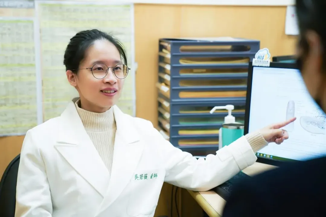 吳若薇醫師看診示意照。(圖/台北慈濟醫院提供)