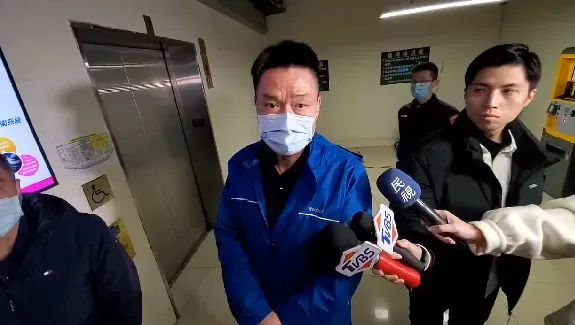 基隆警三分局局長童寶賢說，今天只相驗殉職警。（圖／記者程正邦攝）